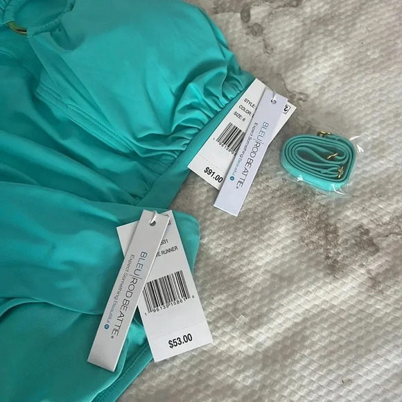 Bleu Rod Beattie WAVE RUNNER Ring Me up Bandini Swim Top and Bottom - Picture 10 of 11